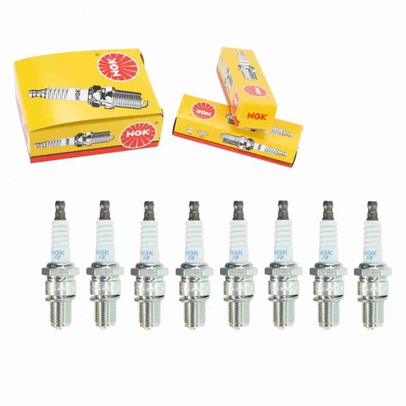 8 pc NGK 4677 Standard Spark Plugs for 4173 94702-00383 94709-00383 98079-59819 S40XLG W27ES-C Ignition Wire Secondary