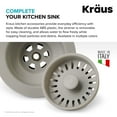 thumbnail image 3 of Kraus Kitchen Sink Strainer in Truffle, 3 of 5