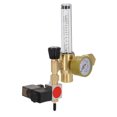 thumbnail image 1 of Brass CO2 Regulator with Solenoid Valve and Flowmeter, Precise Control, CO2 Regulator for Hydroponics Grow Tents, 1 of 7
