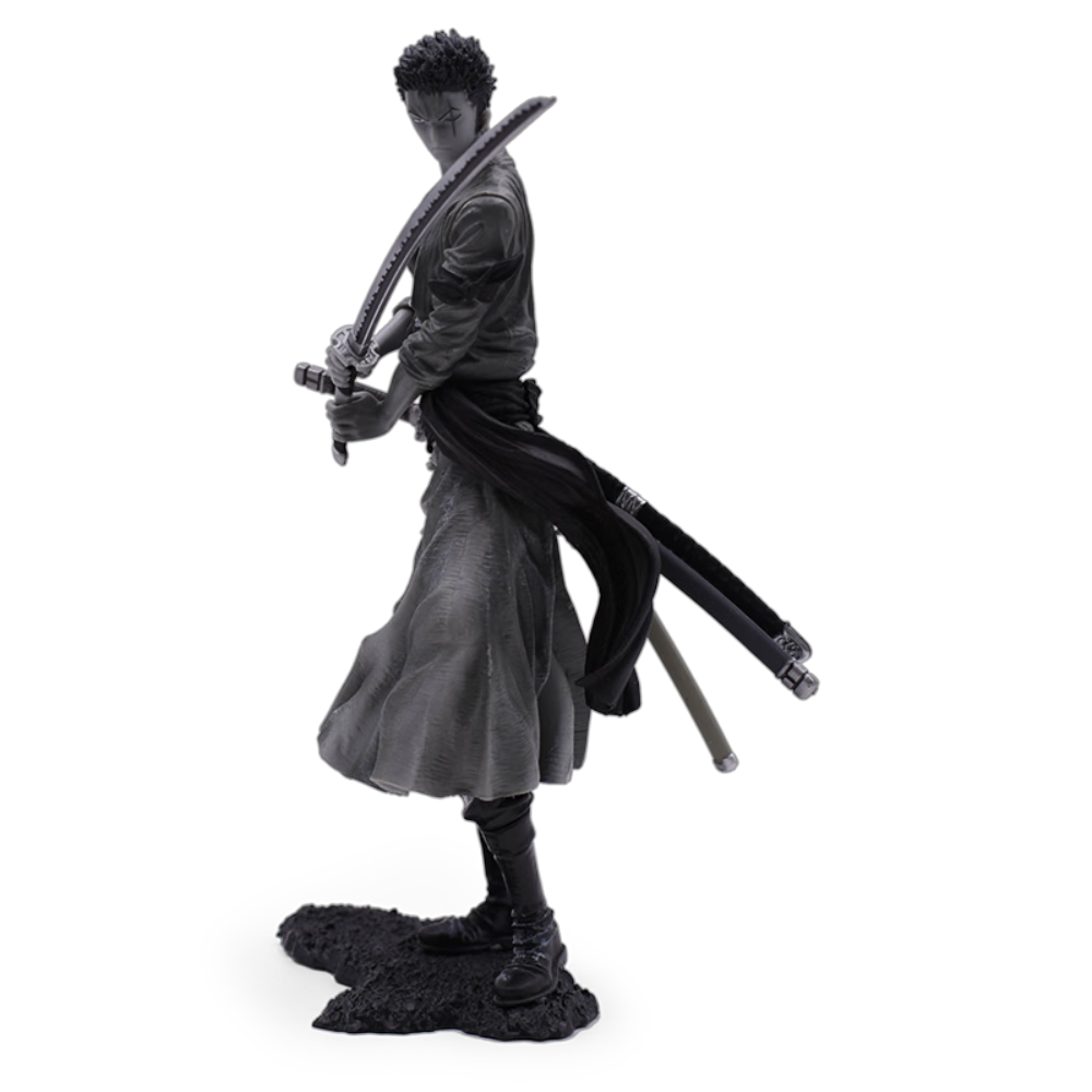 Kawim One Piece Anime Action Figures Heterochromatic Roronoa Zoro PVC
