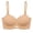 08#Complexion, variant on Women's V-Neck Polka Dot Seamless Wireless Bra Lightweight Breathable Thin Daily Sleep Bralette White 32