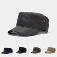 thumbnail image 4 of Fashion Cadet Hat Army Baseball Cap Military Adjustable Plain Womens Mens Hat, 4 of 9