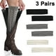 thumbnail image 1 of 3 pares de calentadores de piernas para mujer, calentadores de piernas de invierno, calentadores de piernas cálidos, calentadores de piernas de punto, talla única, 1 of 8
