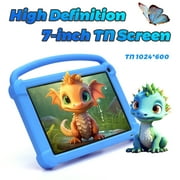 ZZB Kids Tablet 7 inch Tablet for Kids Android Toddler Tablet 4GB+32GB ROM WiFi Tablet Pre Installed & Parent Control Learning Education Android 12.0 Tablet Dual Camera IPS Touch Screen.