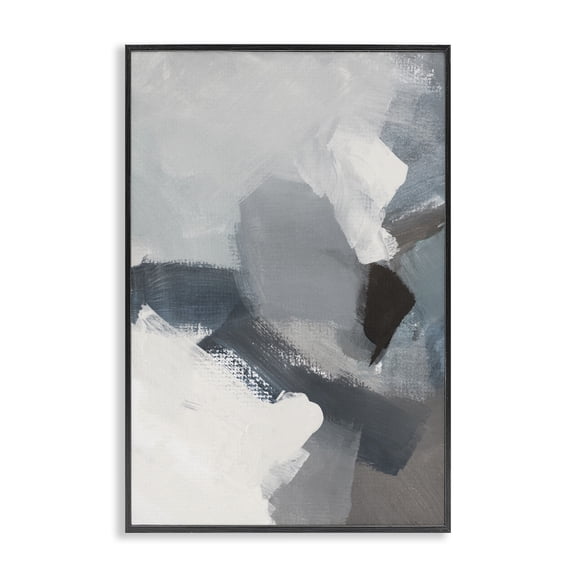 Stupell Industries Contemporary Peace In The Storm Black Framed Giclee Art, 12 x 18, by Lanie Loreth