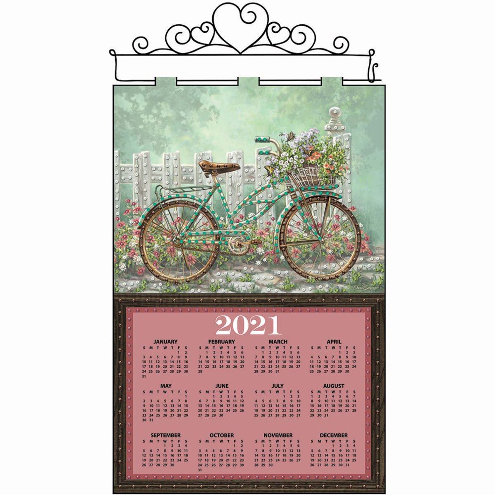 Design Works™ Bicycle 2021 Calendar Felt & Sequin Kit - Walmart.com