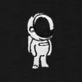 thumbnail image 2 of Dalix Astronaut Embroidered Lightweight Relaxed Jersey Tee Summer Cute Space Womens in Black 2XL XX-Large, 2 of 5