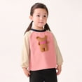 thumbnail image 6 of Tiijoy Girls Outfits Cute Cartoon Color Block Long Sleeve T-Shirt & Pants Set, Sizes 3-4, 6 of 8