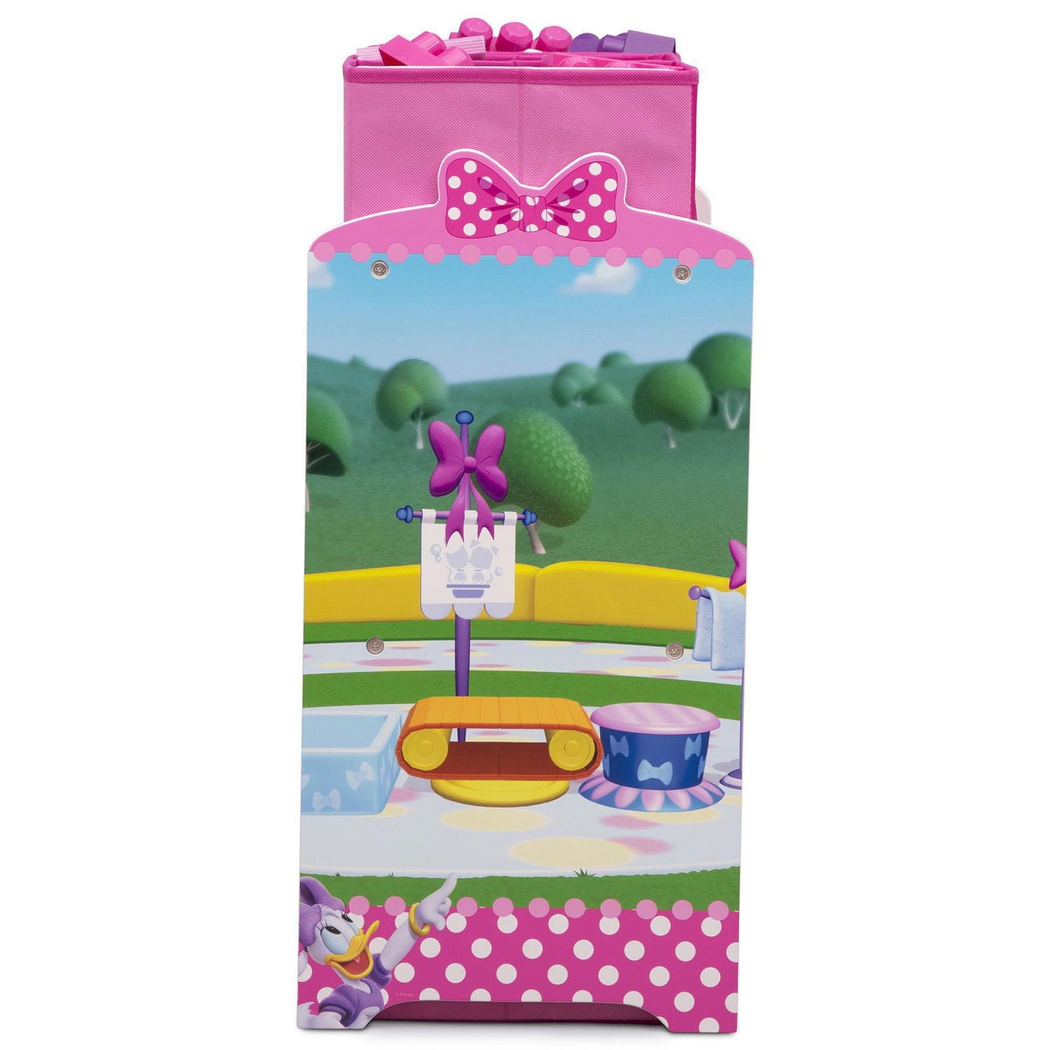 Disney Minnie Mouse 6 Bin Design and Store Toy Organizer by Delta Children