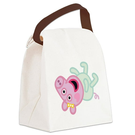 CafePress - Peppa Pig: Baby Pig - Canvas Lunch Bag with Strap Handle