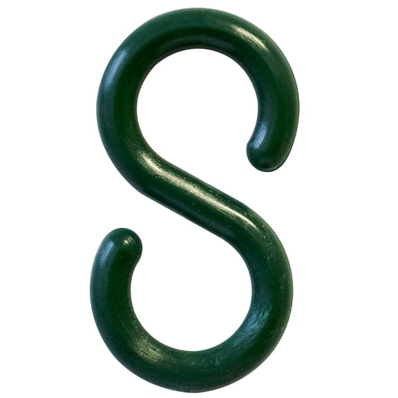 2 Inch Evergreen S-Hooks (10 Pk)