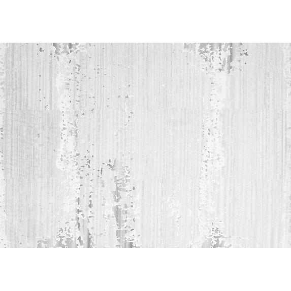 Ahgly Company Indoor Rectangle Solid Gray Modern Area Rugs, 5' x 7'
