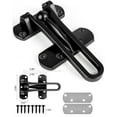 thumbnail image 6 of DOMETOUR Door Reinforcement Lock Latch Swing Bar Guard Front Inside Door Safety Child Proof Stopper Kids Home Hotel Apartment Thicken Solid Aluminium, 6 of 7