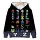 thumbnail image 5 of Sudadera con capucha y estampado de alfabeto de dibujos animados, estilo Harajuku, de manga larga, para niños y niñas, ropa informal para otoño, 5 of 5