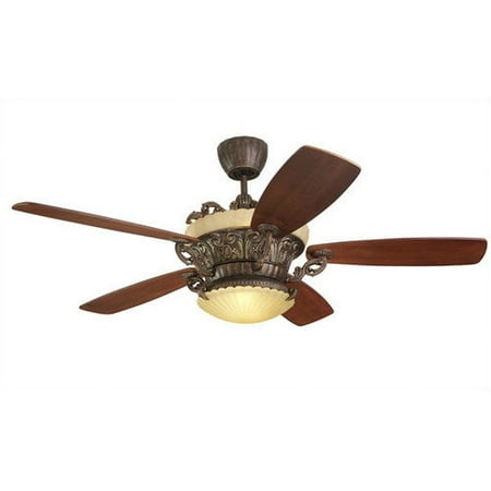 Tuscan Bronze Reflector - Strasburg 56-Inch Tuscan Bronze Ceiling Fan