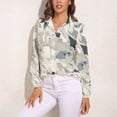 thumbnail image 3 of Marble Texture Long Sleeve Blouse Woman Streetwear Casual Shirts Summer Oversize Woman Streetwear Clothing Birthday Present, 3 of 7