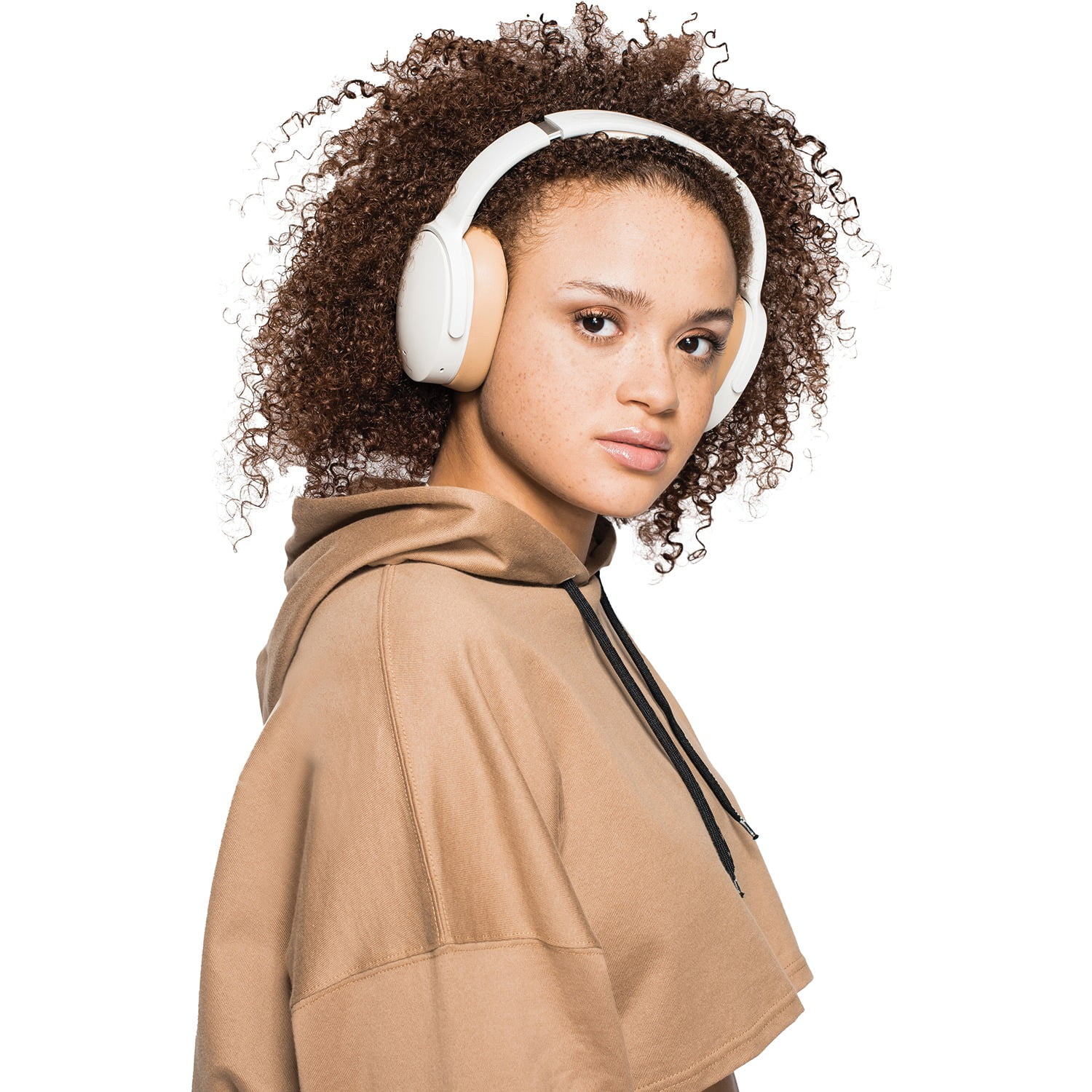 Skullcandy Hesh ANC Over-Ear Noise Cancelling Bluetooth Headphones for iPhone and Android with Microphone White
