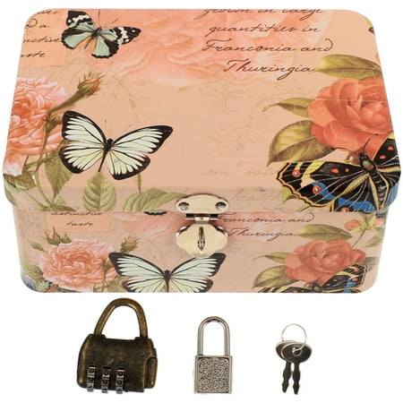 

Iron Storage Case Iron Storage Holder With Coded Lock Desktop Storage Holder