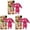 Hot Pink 3PCS, variant on Durable Dog Chew Toys For Aggressive Chewers Interactive Puppy Teething Toys For Small Medium Large Dogs Indoor Outdoor Pet Biting Training, 26 cm, Hot Pink 1PCS
