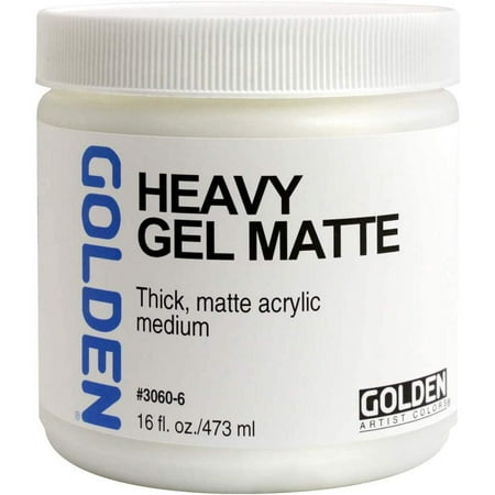 UPC: 0738797306066 | Golden Artist Colors  16 oz  Heavy Gel Matte