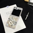 thumbnail image 3 of for Samsung Galaxy Z Flip 5 5G Case,Glitter Diamond Luxury Crystal Rhinestone Pumpkin Car Bowknot Protective Phone Case for Women Girls with Galaxy Z Flip 5 5G (2023), 3 of 12