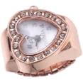 thumbnail image 2 of Women Finger Watch Heart Shape Finger Ring Watch Female Valentine's Day Gift, 2 of 6