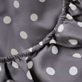thumbnail image 4 of BNM Soft Deep Pocket 600 Thread Count Cotton Blend Polka Dot Sheet Set, 4 of 9