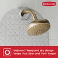 thumbnail image 6 of Rubbermaid INSTAMAT Tub Mat, Non-Slip Bath Mat Hangs on Showerhead for Fast Drying, BPA-Free TPE, 27.2" x 15.2", Clear, 6 of 9