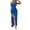 Deep Blue, variant on JASGARDE Women's Sexy One Shoulder High Split Cocktail Wedding Party Maxi Dress