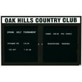 thumbnail image 3 of Aarco Products OADC4872HBA 2-Door Outdoor Enclosed Directory Cabinet with Header - Bronze Anodized, 3 of 3