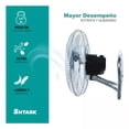 thumbnail image 4 of 2 Pzs Ventilador 18 Pulg Pedestal Piso Pared 3 En 1 Metálico, 4 of 6