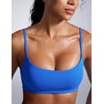 thumbnail image 4 of Sujetador deportivo CRZ YOGA Butterbreeze con cuello redondo para mujer, azul, 4 of 5