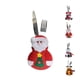 thumbnail image 5 of Navidad Cuchara Tenedor Bolsa Cubiertos Vajilla Cubiertos Titular Mesa de comedor Decoración de Navidad 8 piezas Sweethay ZHF0642, 5 of 7