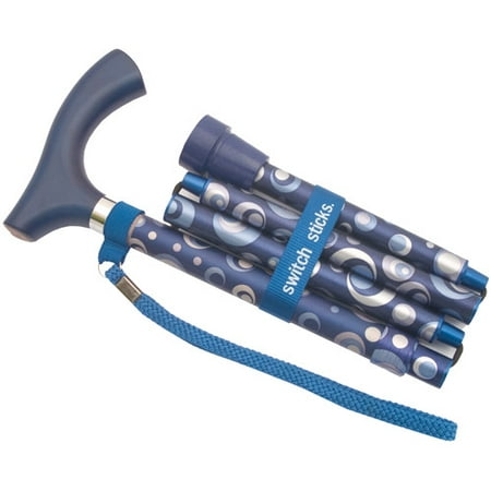 Elegant Walking Sticks - Switch Sticks Folding Walking Stick, Ocean