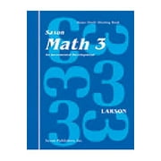 Homeschool Math Grade 3: Saxon Math 3 Home Study Kit First Edition (Paperback)