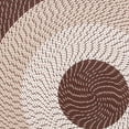 thumbnail image 5 of Better Trends 22" x 44" Wedge Braided Rug 100% Polypropylene Durable and Stain Resistant Reversible Indoor Area Utility Rug, Country Stripe Collection - Brown Stripe, 5 of 5