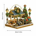 thumbnail image 3 of 3D Christmas Diamond Art Kit 11.81 X 11.81 Inches Diy Train Station Scene No Frame Included, 3 of 4