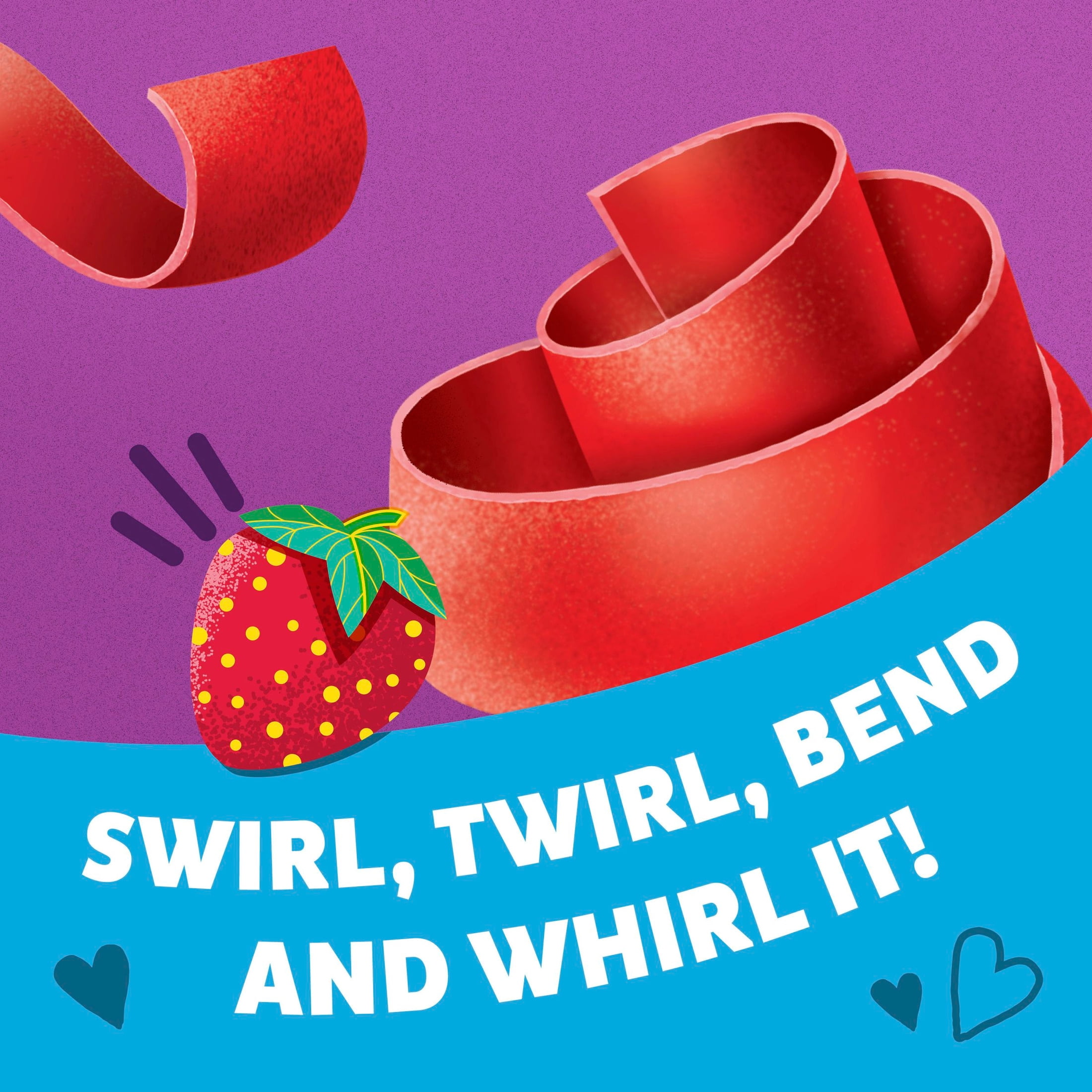 3 pack) Annie's Organic Fruit Tape, Swirly Strawberry, Organic