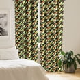 thumbnail image 2 of Ambesonne Colorful Curtains, Triangles Futuristic, Pair of 28"x63", Multicolor, 2 of 5