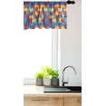 thumbnail image 3 of Ambesonne Game Valance Pack of 2, Game Style Form Colorful, 54"X18", Multicolor, 3 of 4