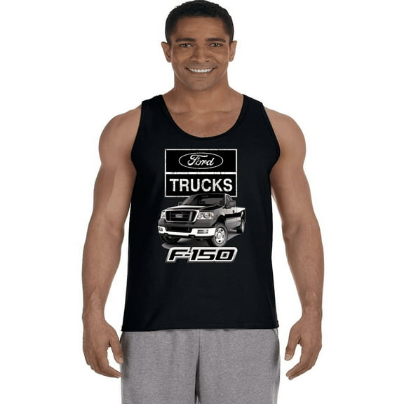 Ford Trucks F150 Tank Top Mens T-shirt Clothing Apparel Muscle Tee