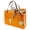 Orange, variant on White Gift Box - 11x7.6x3.5 Inches Large Gift Box with Lids and Handles, Portable Magnetic Gift Box for Presents