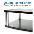 thumbnail image 7 of Mount-It! 2 Tier Turntable TV Stand Black For 32-42 Inch TVs (MI-832), 7 of 7
