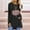 Black, variant on Honeeladyy Sales Online Women's Halloween Leopard Pumpkin Print Loose Round Neck Long Sleeve Shirt Tops