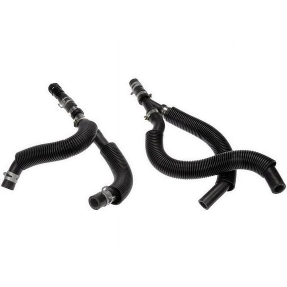 Heater Hose Set - Compatible with 2008 - 2009 Chrysler Town & Country