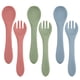 thumbnail image 1 of Tenedores y cucharas para alimentación de bebés, suministros de seguridad, miniutensilios para niños pequeños, primeros alimentos, 1 of 6