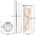thumbnail image 2 of Mimi Tumbler With Lid and Straw, 20 oz Stainless Steel Insulated Tumbler, Best Mimi Ever Gift for Birthday/Mother''s Day/Christmas, 2 of 6