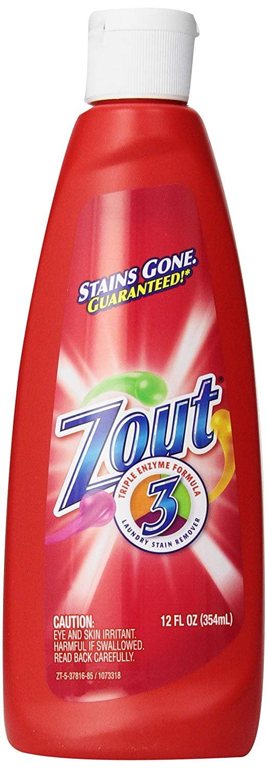Zout Triple Enzyme Formula Laundry Stain Remover, 12 Ounce