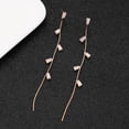 thumbnail image 3 of 100Fens Fashion Long Zircon Tassel Earrings For Women Unique Design Earrings Holiday Earrings Decoration Jewelry, 3 of 4