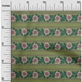 thumbnail image 1 of oneOone Cotton Flex Fabric Leaves & Floral Block Printed Craft Fabric BTY 40 Inch Wide, 1 of 4